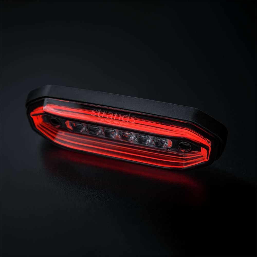 Strands FOR9T LUZ DE ADVERTENCIA DIRECCIONAL AURA 6 LED Rojo/Ámbar