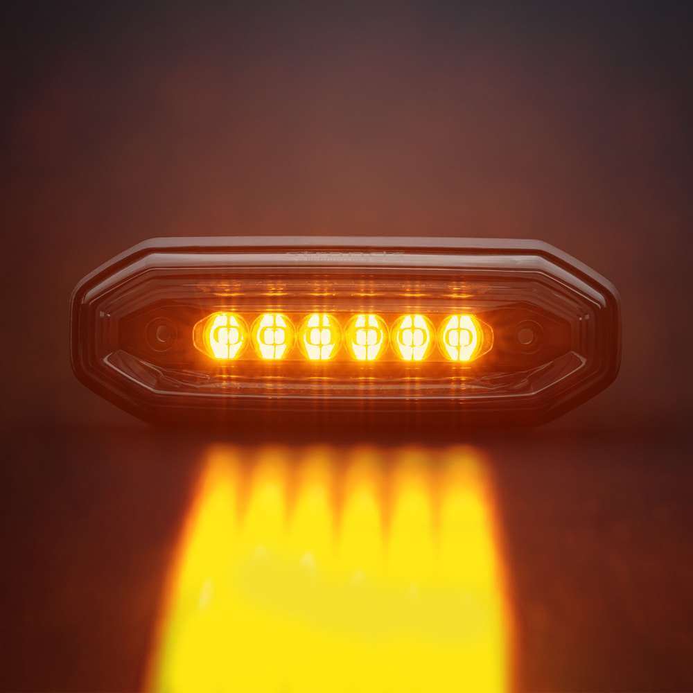 Strands FOR9T LUZ DE ADVERTENCIA DIRECCIONAL AURA 6 LED Rojo/Ámbar