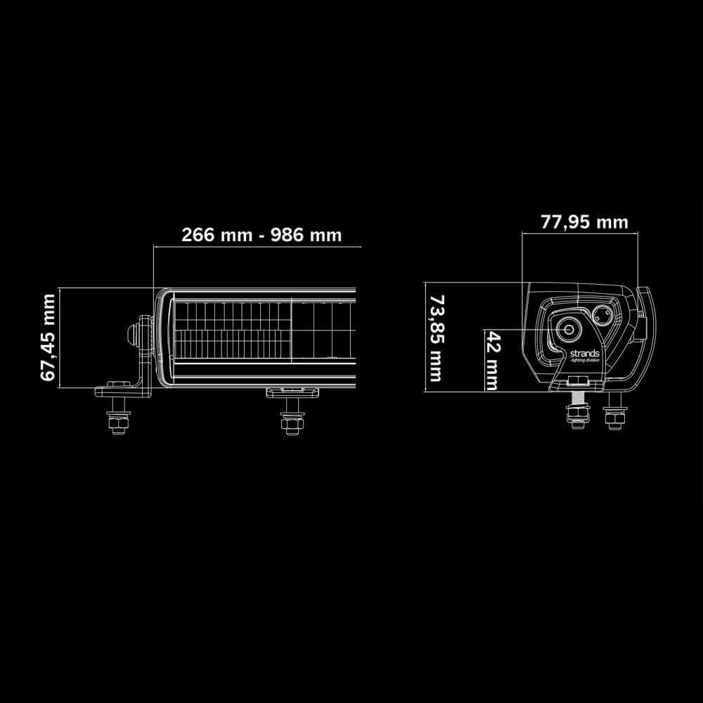 Barra LED Strands SKYLORD EXP de 10″