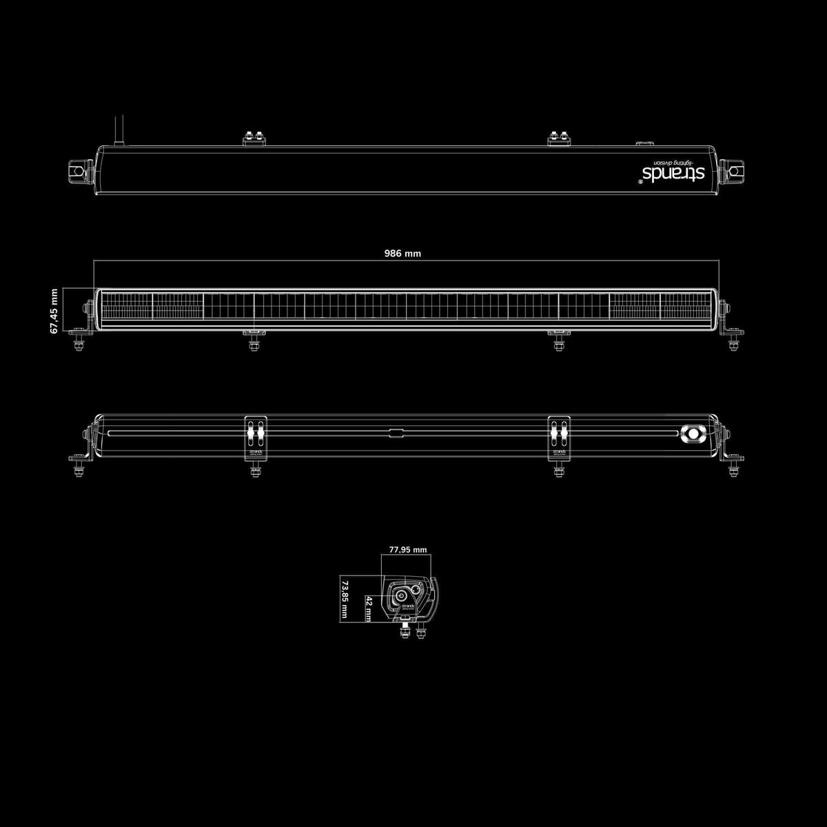 Barra LED SKYLORD EXP de 40″ Strands
