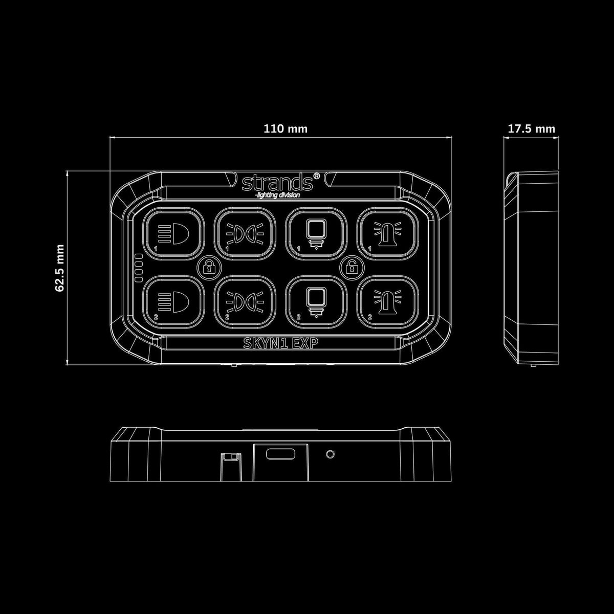 Strands SKYN1 EXP CONTROLADOR INALÁMBRICO