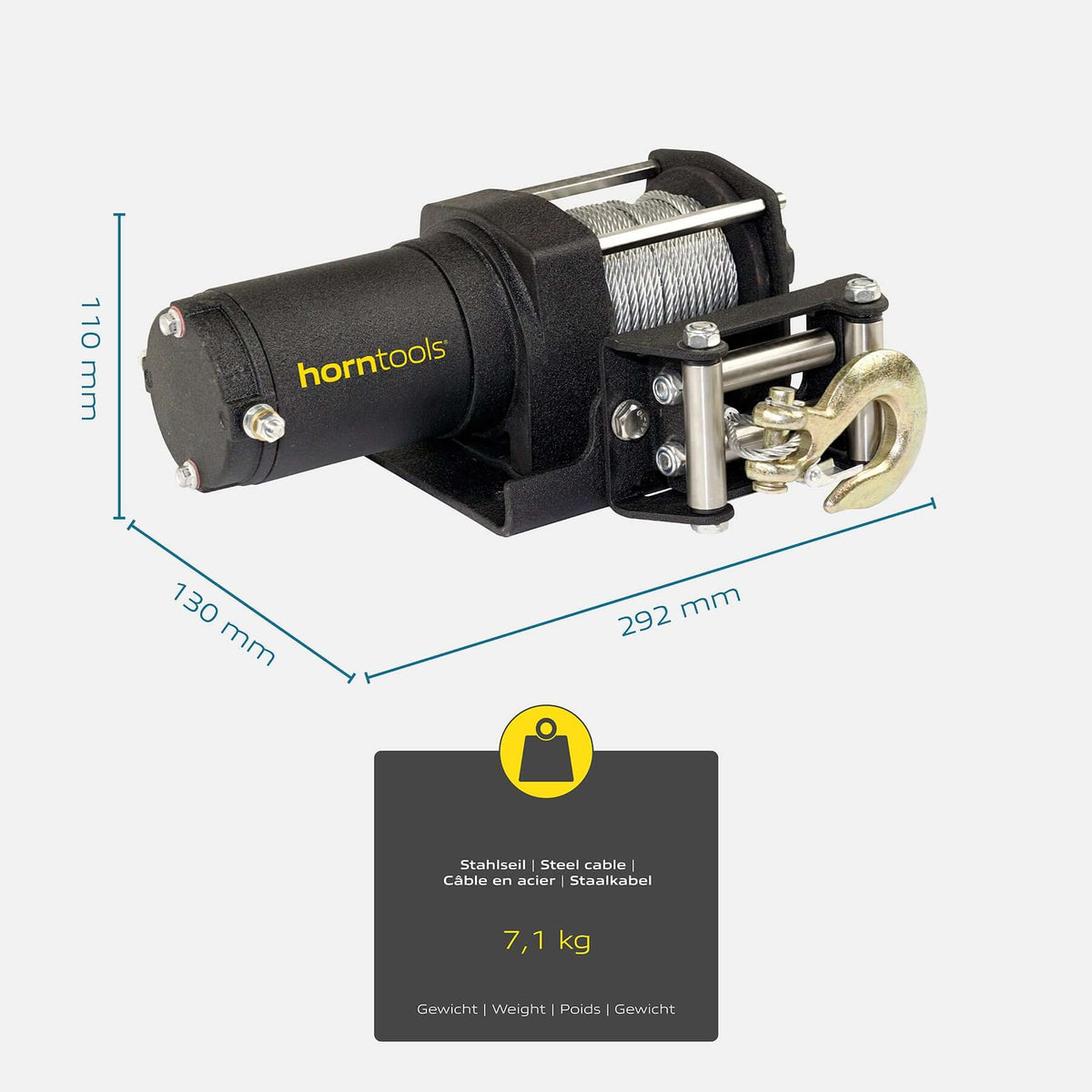 Cabrestante eléctrico Beta de 0,9 toneladas