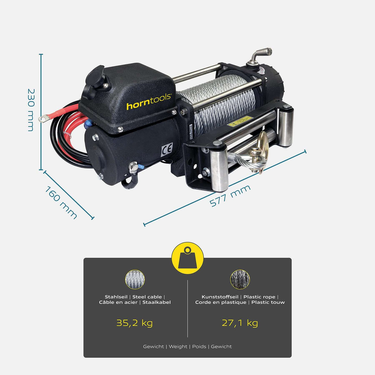 Cabrestante eléctrico Alpha 5,4 toneladas Quick