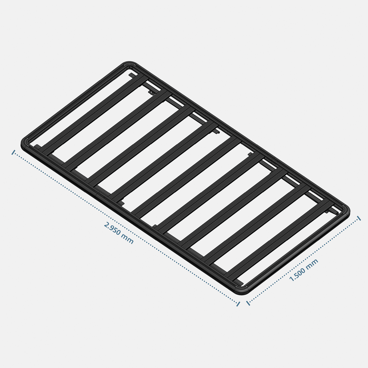 Dachträger ExRoof für VW T5 / T5.1 / T6 / T6.1 – L2 / LWB (Multivan, Transporter, Caravelle, Kombi)