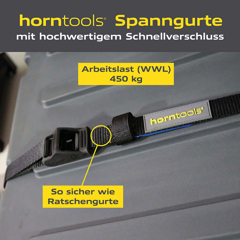 Spanngurt 5 m (450 kg Nutzlast) mit Kuntstoffschutz